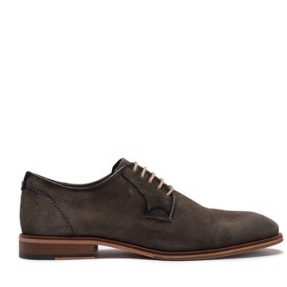 Modern Fiction Realist Plain Toe Suede Derby Shoe - Picture 3 of 12